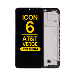LCD Assembly with Frame for Cricket Icon 6 / AT&T Verge (SL219A) (Premium)