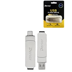 Derlar Dual USB 3.2 Type A + C USB Flash Drive (64GB)