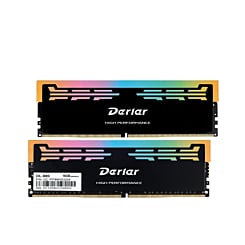 Derlar RGB DR-G2 PC 2x 16GB 6000MHz High-Performance DDR5 RAM with Aluminum Heatsink Cover (2 Piece Set)