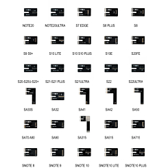 DLZ S800 Tester Flex Cable for Galaxy S Series / Note Series / A Series (30 Pcs)