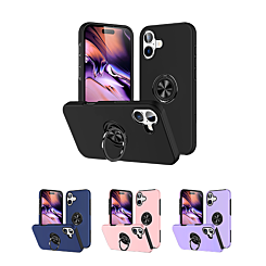 Dual Layer Case with Magnetic Ring for iPhone 16 (Only Ground Shipping)