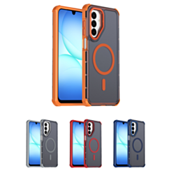 Dual Layer Electroplated Border Wireless Charging Case for Galaxy A17 / A26 5G (Only Ground Shipping)