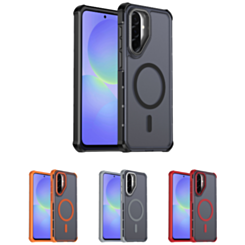 Dual Layer Electroplated Border Wireless Charging Case for Galaxy A36 5G / A37 5G / A56 5G (Only Ground Shipping)