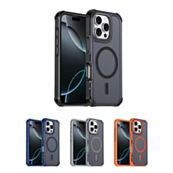 Dual Layer Electroplated Border Wireless Charging Case for iPhone 16 Pro Max (Only Ground Shipping)