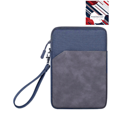 Universal 12-14 Inch Tablet Sleeve with Zipper Pocket and Wrist Strap (BLUE) (Only Ground Shipping)