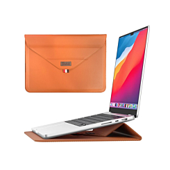 EVO Laptop & iPad 14" Sleeve Pouch Bag - BROWN (Only Ground Shipping)