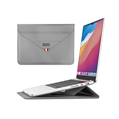 EVO Laptop & iPad 15" Sleeve Pouch Bag - GRAY (Only Ground Shipping)