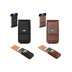 EVO 6.9" Vertical Leather Pouch