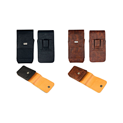 EVO 6" Vertical Leather Pouch