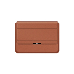 EVO Laptop & iPad 14" Leather Sleeve Pouch Bag - BROWN (Only Ground Shipping)