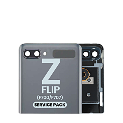 Outer OLED Assembly with Frame for Galaxy Z Flip 4G (F700) / Z Flip 5G (F707) (MYSTIC GRAY) (Service Pack)