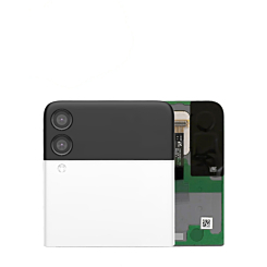 Outer OLED Assembly without Frame for Galaxy Z Flip 3 F711 (WHITE) (Service Pack)