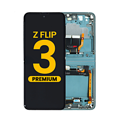 OLED Assembly with Frame for Galaxy Z Flip 3 F711 (GREEN) (US & International) (Premium)