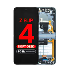 OLED Assembly with Frame for Galaxy Z Flip 4 F721 (BLACK) (US & International) (Aftermarket OLED / 60HZ)
