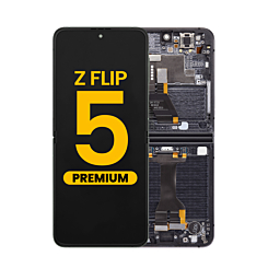 OLED Assembly with Frame for Galaxy Z Flip 5 F731 (GRAPHITE) (US and International) (Premium)