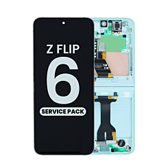 OLED Assembly with Frame for Galaxy Z Flip 6 F741 (MINT) (US & International) (Service Pack)