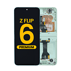 OLED Assembly with Frame for Galaxy Z Flip 6 F741 (MINT) (US & International) (Premium)