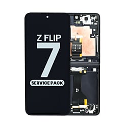 OLED Assembly with Frame for Galaxy Z Flip 7 F766 (JETBLACK) (Single Sim Version) (Service Pack)