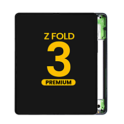 Inner OLED Assembly with Frame for Galaxy Z Fold 3 5G (US & International) (Premium) (PHANTOM BLACK)