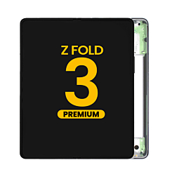 Inner OLED Assembly with Frame for Galaxy Z Fold 3 5G (US & International) (PHANTOM SILVER) (Premium)