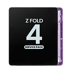 Inner OLED Assembly with Frame for Galaxy Z Fold 4 F936 (BURGUNDY) (US and International) (Service Pack)