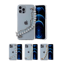 Fashion Pearl Bracelet Clear for iPhone 7G / 8G / SE 2020 (Only Ground Shipping)
