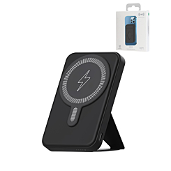 MagSafe Foldable Magnetic Power Bank (BLACK) 15W Wireless  / 20W PD Power Bank with USB-C (5000 mAh) (Only Ground Shipping)