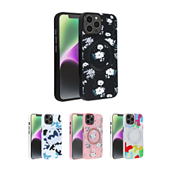 Flower Design Wireless Charging Case for iPhone 13 Pro Max (Only Ground Shipping)