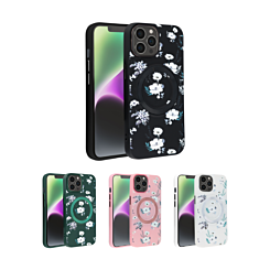 Flower Design Wireless Charging Case for iPhone 14 Pro Max (Only Ground Shipping)