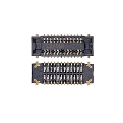 Purchase the Macro and Depth Camera FPC Connector pack of 10 for the Galaxy A13 5G model A136U 2021, located on the motherboard, female type with 24 pins.

