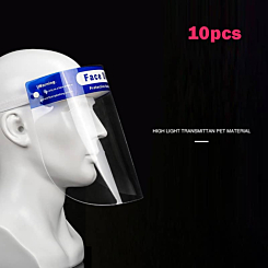 Face Shield Protective Isolation Mask (10pcs) (Only Ground Shipping)