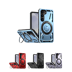 Full-Body Rugged Shockproof Case with Built-in Ring Holder for Galaxy S22 (Only Ground Shipping)