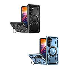 Full-Body Rugged Shockproof Case with Built-in Ring Holder for Galaxy S23 Plus (Only Ground Shipping)