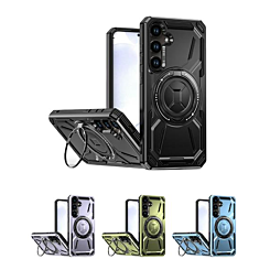 Full-Body Rugged Shockproof Case with Built-in Ring Holder for Galaxy A14 4G/5G (Only Ground Shipping)