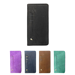 Galaxy S20 Genuine Leather Magnetic Wallet Case with Credit Card Slot