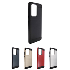 Galaxy S20 Ultra Hybrid Metal Brushed Case