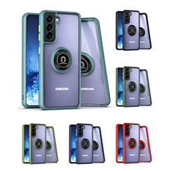 Galaxy S21 Hard PC Rear / Soft TPU Colorful Border Case