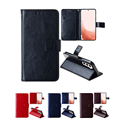 Galaxy S22 Plus Leather Wallet Case with Card Slot