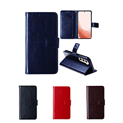 Galaxy S22 Ultra Leather Wallet Case with Card Slot