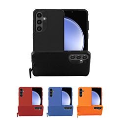 Wireless Charger Silicone Case with Metal Kickstand forGalaxy S25 Plus / S24 Plus