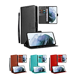 Galaxy S24 Ultra Leather Wallet Case with Card Slot