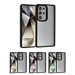 Galaxy S25 Ultra Matte Silicone Frame Shockproof Case (Only Ground Shipping)