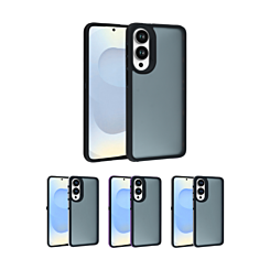 Galaxy S25E Matte Silicone Frame Shockproof Case (Only Ground Shipping)