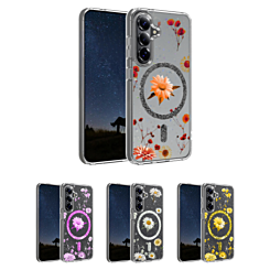 Galaxy S26 Floral Magnetic Case (Only Ground Shipping)