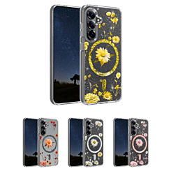 Galaxy S26 Plus Floral Magnetic Case (Only Ground Shipping)