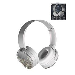 Glitter Wireless Headphones (WHITE) (Only Ground Shipping)