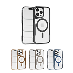 Glossy & Transparent Magnetic Case for iPhone 15 Pro Max (Only Ground Shipping)