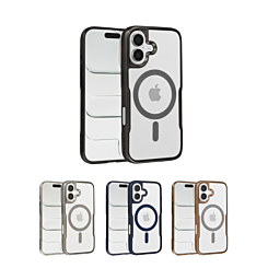 Glossy & Transparent Magnetic Case for iPhone 16 Plus (Only Ground Shipping)