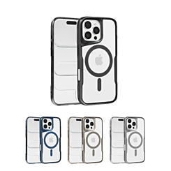 Glossy & Transparent Magnetic Case for iPhone 16 Pro (Only Ground Shipping)
