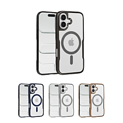 Glossy & Transparent Magnetic Case for iPhone 16 (Only Ground Shipping)